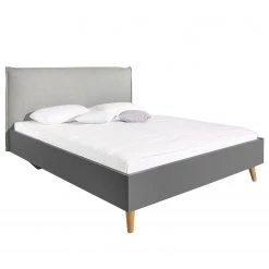 Lit SKØP I - Gris clair / Anthracite - 160 x 200cm