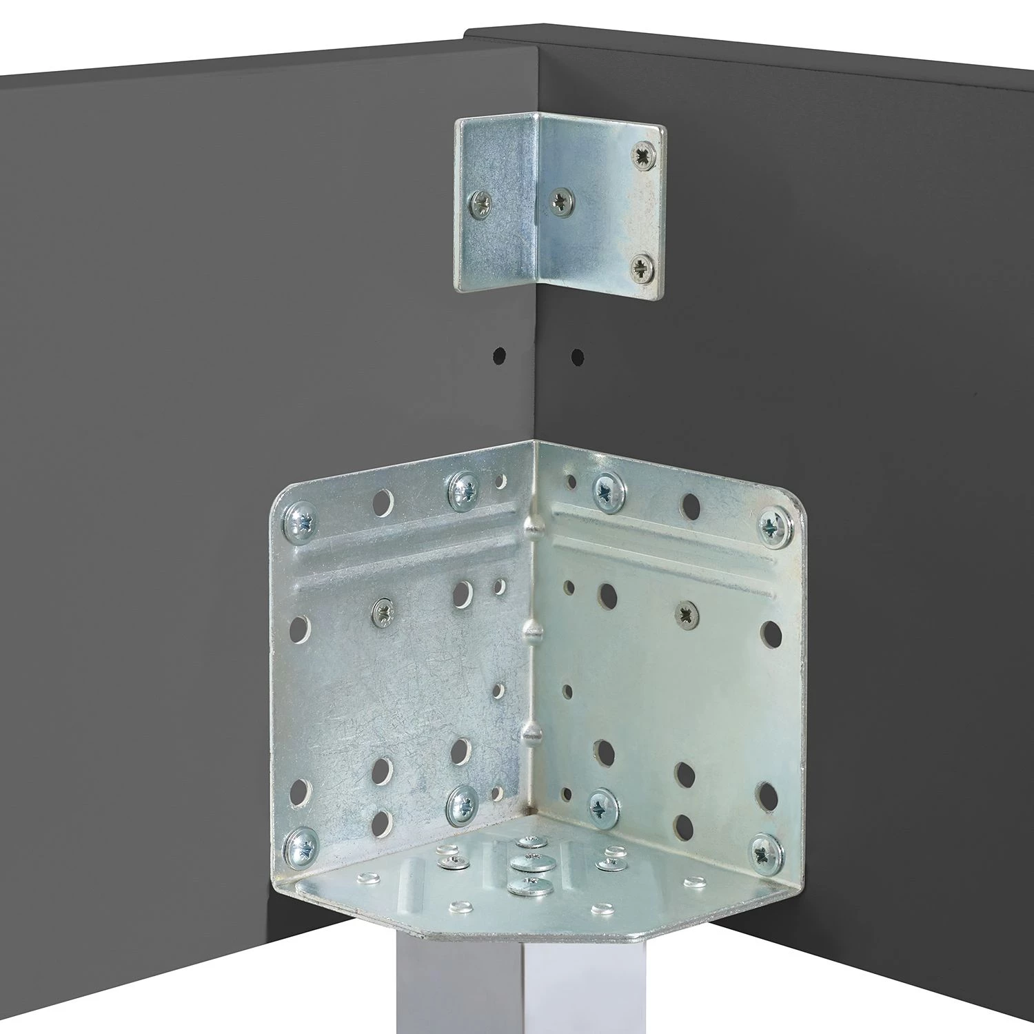 Lit SKØP II - Gris clair / Anthracite - 160 x 200cm 8 Lit SKØP II - Gris clair / Anthracite - 160 x 200cm – Image 8