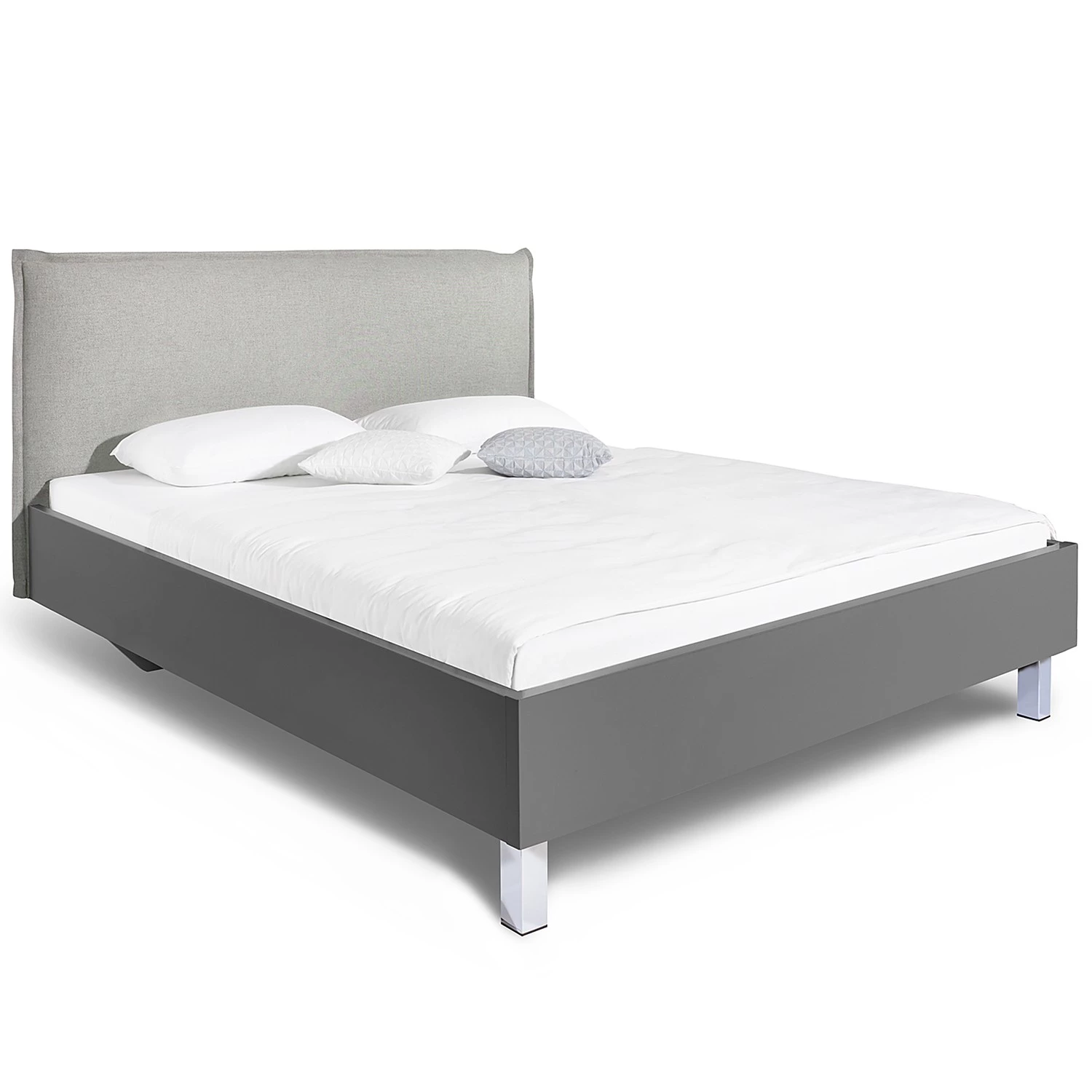 Lit SKØP II - Gris clair / Anthracite - 160 x 200cm 4 Lit SKØP II - Gris clair / Anthracite - 160 x 200cm – Image 4