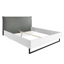 Lit SKØP III - Gris foncé / Blanc - 160 x 200cm -Lits & literie Soldes 1000143961 181116 133045102 GALLERYIMAGES P000000001000143961