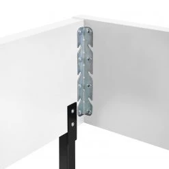 Lit SKØP III - Gris foncé / Blanc - 160 x 200cm -Lits & literie Soldes 1000143961 181116 133046105 GALLERYIMAGES P000000001000143961