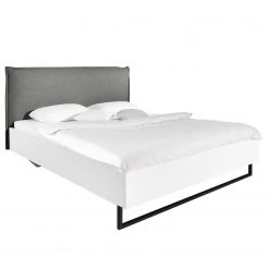 Lit SKØP III - Gris foncé / Blanc - 160 x 200cm