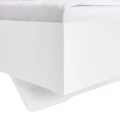 Lit SKØP VIII - Gris clair / Blanc - 160 x 200cm -Lits & literie Soldes 1000143982 181129 13195500029 GALLERYIMAGES P000000001000143982