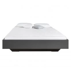 Lit SKØP XII - Gris - 160 x 200cm -Lits & literie Soldes 1000144315 181116 133211465 GALLERYIMAGES P000000001000144315