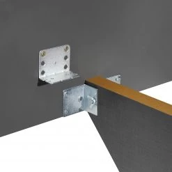 Lit SKØP XII - Gris - 160 x 200cm -Lits & literie Soldes 1000144315 181116 133211468 GALLERYIMAGES P000000001000144315