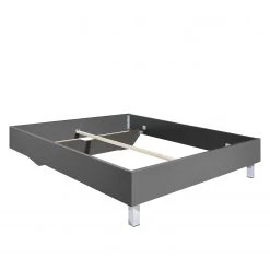 Lit SKØP XIV - Gris - 160 x 200cm -Lits & literie Soldes 1000144317 181116 133213482 GALLERYIMAGES P000000001000144317