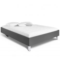 Lit SKØP XIV - Gris - 160 x 200cm -Lits & literie Soldes 1000144317 210825 11271600081 DETAILS P000000001000144317