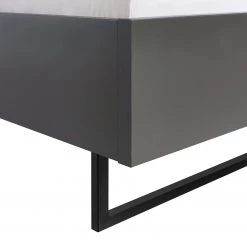 Lit SKØP XI - Gris foncé / Gris - 180 x 200cm -Lits & literie Soldes 1000144366 181116 133416426 GALLERYIMAGES P000000001000144366