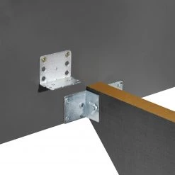 Lit SKØP XI - Gris foncé / Gris - 180 x 200cm -Lits & literie Soldes 1000144366 181116 133416429 GALLERYIMAGES P000000001000144366