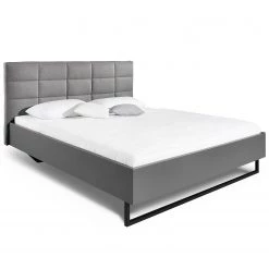 Lit SKØP XI - Gris foncé / Gris - 180 x 200cm -Lits & literie Soldes 1000144366 210810 16174000282 DETAILS P000000001000144366