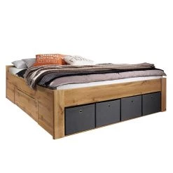 Rauch Orange Lit Scala II - Imitation chêne Wotan - 180 x 200cm