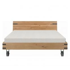 Naturoo Lit en bois massif Morogoro I - Chêne des marais massif - 160 x 200cm -Lits & literie Soldes 1000153471 190717 06112500025 DETAILS P000000001000153471