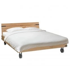 Naturoo Lit en bois massif Morogoro I - Chêne des marais massif - 160 x 200cm