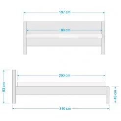 Neue Modular Lit en bois massif Porto Alegre I - Chêne des marais massif huilé - 180 x 200cm 11 Neue Modular Lit en bois massif Porto Alegre I - Chêne des marais massif huilé - 180 x 200cm -Lits & literie Soldes 1000163988 210707 14033800044 SKETCH DETAILS P000000001000163988 sketch