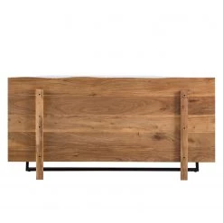 Ars Natura Lit en bois massif Vardo - Acacia massif / Métal - Acacia / Noir -Lits & literie Soldes 1000166806 191030 16215700002 DETAILS P000000001000166806