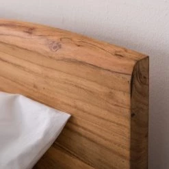 Ars Natura Lit en bois massif Vardo - Acacia massif / Métal - Acacia / Noir -Lits & literie Soldes 1000166806 191113 10462300029 DETAILS P000000001000166806