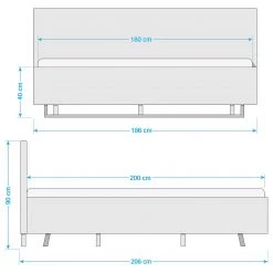 Ars Natura Lit en bois massif Vardo - Acacia massif / Métal - Acacia / Noir -Lits & literie Soldes 1000166806 210701 07564100053 SKETCH DETAILS P000000001000166806 sketch