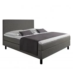 Fredriks Lit boxspring Joiselle - Surmatelas inclus - Tissu - Anthracite - 180 x 200cm
