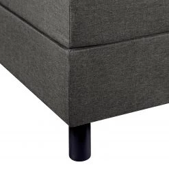 Fredriks Lit boxspring Joiselle - Surmatelas inclus - Tissu - Anthracite - 180 x 200cm -Lits & literie Soldes 1000173486 190510 13494500013 GALLERYIMAGES P000000001000173486