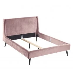 Jack & Alice Lit capitonné Limmer - Tissu effet velours - Mauve - 180 x 200cm -Lits & literie Soldes 1000174122 190723 15230400074 DETAILS P000000001000174122