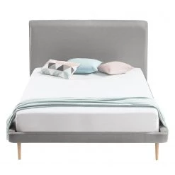 Mørteens Lit capitonné Eden Hill - Tissu - Gris - 140 x 200cm -Lits & literie Soldes 1000174137 190723 15232100229 DETAILS P000000001000174137