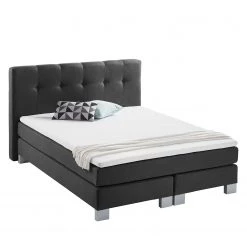 Fredriks Lit boxspring Royal Night - Ardoise - 160 x 200cm - Pas de tiroir de lit