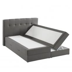 Fredriks Lit boxspring Royal Night - Gris fumé - 160 x 200cm - 2 tiroirs de lit -Lits & literie Soldes 1000174150 190726 13350900072 DETAILS P000000001000174150