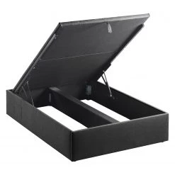 Mørteens Lit capitonné El Ancor - Tissu - Anthracite - 180 x 200cm -Lits & literie Soldes 1000174152 190723 15233400306 DETAILS P000000001000174152