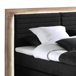 Naturoo Lit boxspring Marcel II - Tissu effet velours - Partiellement en chêne massif - Noir - 200 x 200cm - Matelas double D2/D3 8 Naturoo Lit boxspring Marcel II - Tissu effet velours - Partiellement en chêne massif - Noir - 200 x 200cm - Matelas double D2/D3 -Lits & literie Soldes 1000175828 190703 16135900720 GALLERYIMAGES P000000001000175828