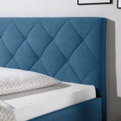 Norrwood Lit capitonnée Monteverde - Bleu brillant - 180 x 200cm -Lits & literie Soldes 1000176449 190628 16023400015 GALLERYIMAGES P000000001000176449