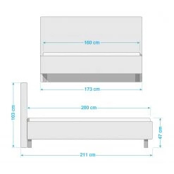 Loftscape Lit capitonnée Groven -Lits & literie Soldes 1000176473 190628 16024600151 SKETCH GALLERYIMAGES P000000001000176473 sketch