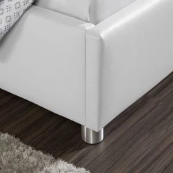 Loftscape Lit capitonnée Groven - Blanc - 200 x 200cm -Lits & literie Soldes 1000176482 190628 16024900195 GALLERYIMAGES P000000001000176482