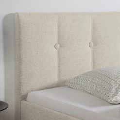 Norrwood Lit capitonnée Havdrup - Beige - 100 x 200cm -Lits & literie Soldes 1000176528 190628 16030700397 GALLERYIMAGES P000000001000176528