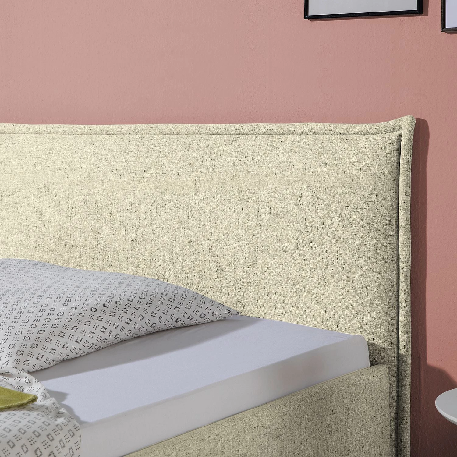 Norrwood Lit capitonné Torvik - Beige - 100 x 200cm 3 Norrwood Lit capitonné Torvik - Beige - 100 x 200cm – Image 3