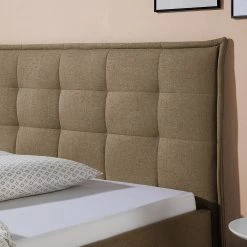 Norrwood Lit capitonné Skann - Marron clair - 160 x 200cm -Lits & literie Soldes 1000176826 190813 11474600359 DETAILS P000000001000176826