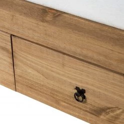 Maison Belfort Lit Finca Rustica - Pin massif - Epicéa naturel -Lits & literie Soldes 1000178059 200212 13141900071 DETAILS P000000001000178059