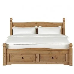 Maison Belfort Lit Finca Rustica - Pin massif - Epicéa naturel -Lits & literie Soldes 1000178059 200212 13141900074 DETAILS P000000001000178059