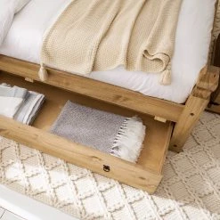 Maison Belfort Lit Finca Rustica - Pin massif - Epicéa naturel -Lits & literie Soldes 1000178059 200507 14114100014 DETAILS P000000001000178059