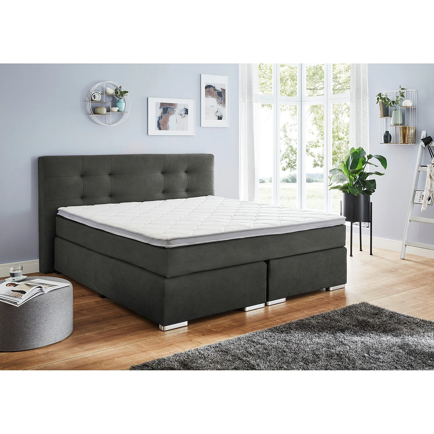 Loftscape Lit boxspring Bentota - Tissu 2 Loftscape Lit boxspring Bentota - Tissu – Image 2