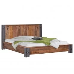 Red Living Lit en bois massif Linx - 140 x 200cm