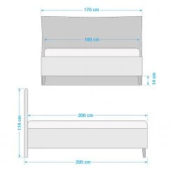 LC Spa Lit Olema - 160 x 200cm -Lits & literie Soldes 1000184149 190902 06384400072 SKETCH DETAILS P000000001000184149 sketch