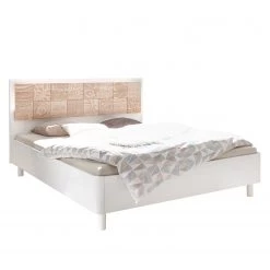 LC Spa Lit Laussonne I - Blanc / Imitation chêne de Sonoma - 160 x 200cm