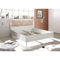 LC Spa Lit Laussonne I - Blanc / Imitation chêne de Sonoma - 160 x 200cm -Lits & literie Soldes 1000184287 191021 10003500086 MOOD DETAILS P000000001000184287 mood