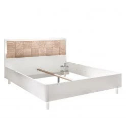 LC Spa Lit Laussonne I - Blanc / Imitation chêne de Sonoma - 160 x 200cm -Lits & literie Soldes 1000184287 191021 10003500088 DETAILS P000000001000184287