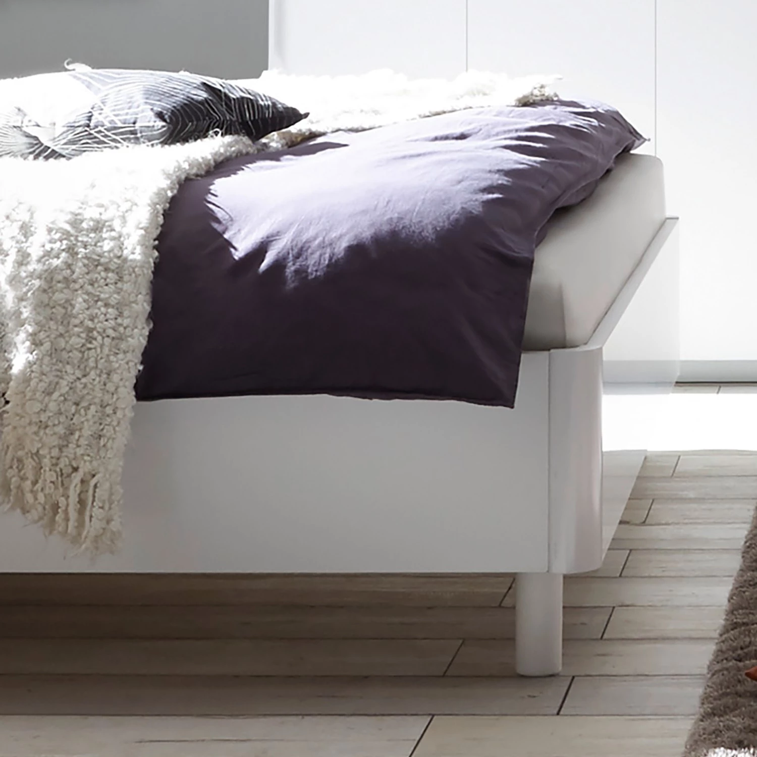 LC Spa Lit Laussonne II - Blanc / Graphite - 180 x 200cm 4 LC Spa Lit Laussonne II - Blanc / Graphite - 180 x 200cm – Image 4