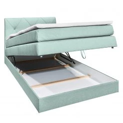 Loftscape Lit boxspring Griggs - Revêtement : tissu ainsi que le coffre de lit - Menthe - 140 x 200cm -Lits & literie Soldes 1000199604 200110 08294100004 DETAILS P000000001000199604