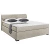 Loftscape Lit boxspring Kapaa - Revêtement : tissu ainsi que le coffre de lit - Sable - 180 x 200cm