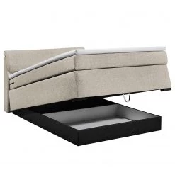 Loftscape Lit boxspring Kapaa - Revêtement : tissu ainsi que le coffre de lit - Sable - 180 x 200cm -Lits & literie Soldes 1000199677 200218 09555300012 DETAILS P000000001000199677