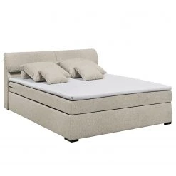 Loftscape Lit boxspring Kapaa - Revêtement : tissu ainsi que le coffre de lit - Sable - 180 x 200cm -Lits & literie Soldes 1000199677 200218 09555300016 DETAILS P000000001000199677