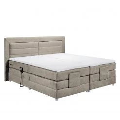 Loftscape Lit boxspring Sunol II - Lit boxspring Sunol II avec moteur - Gris clair - 160 x 200cm -Lits & literie Soldes 1000199714 191218 15020900109 DETAILS P000000001000199714